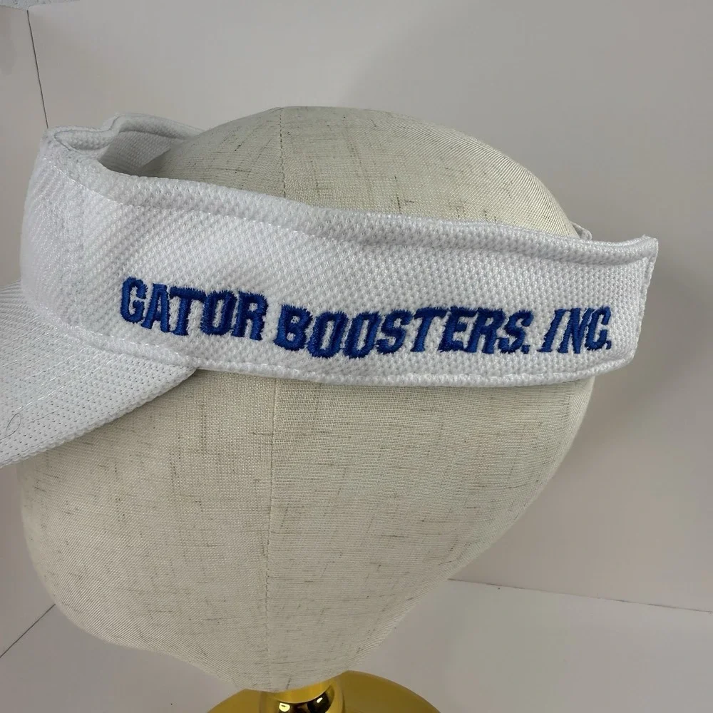 NCAA Florida Gators Football Visor Hat Mens One Size White Performance Sports